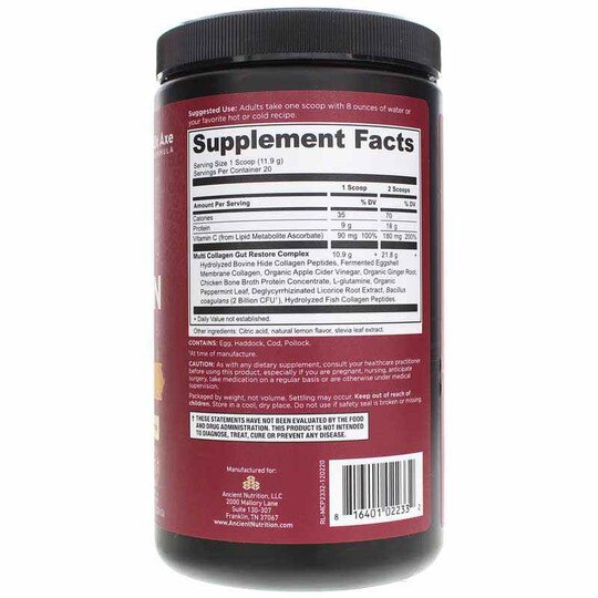 Multi Collagen Protein Powder Plus, ANN